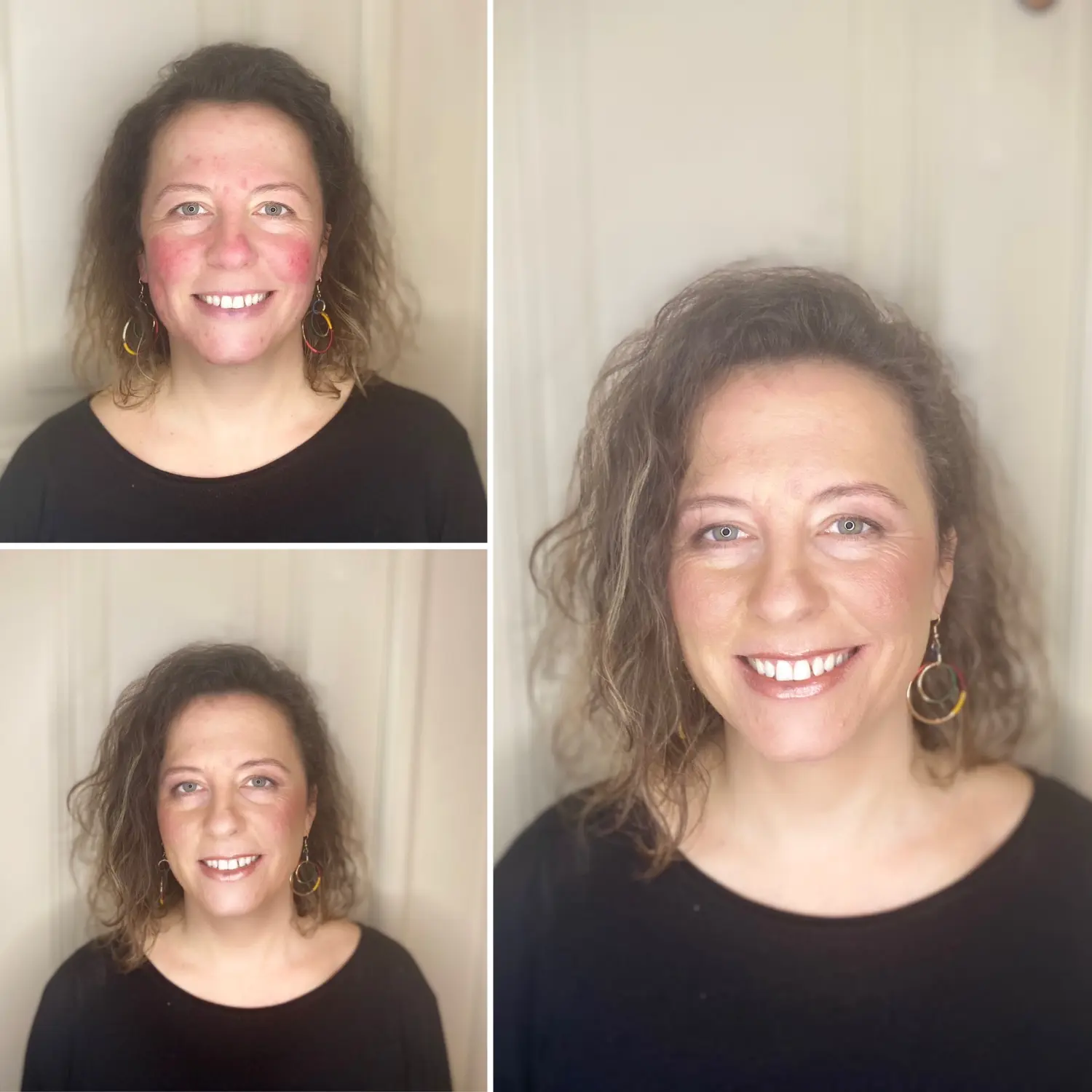 Make-up vorher und nachher von Beautyconcept